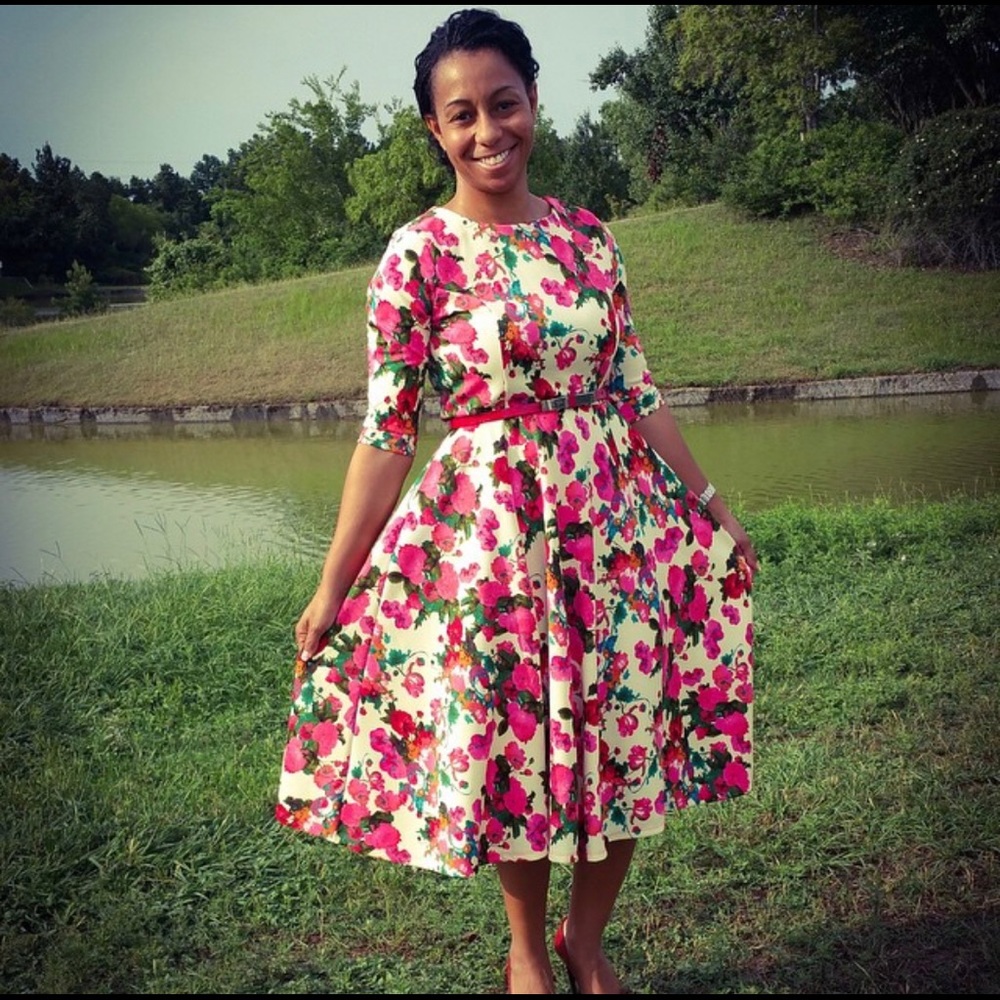 spring Easter Jade Mackenzie dress